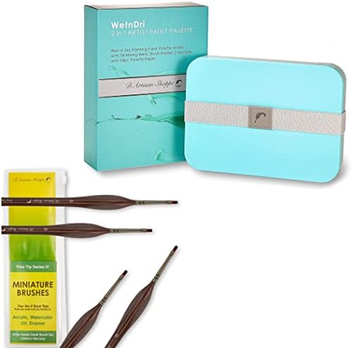 Paleta WetNndri Wet e Fine Tip Série IV Pacote de escovas Planche 0