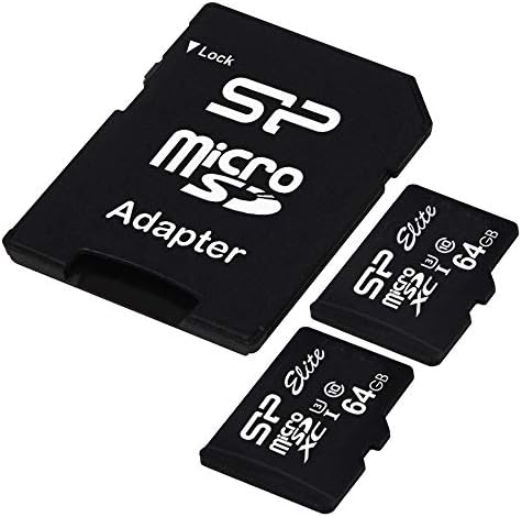 Silicon Power Elite 64 GB MicroSD com adaptador