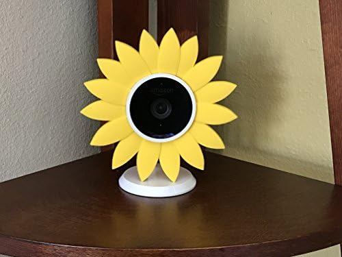 Capa de camuflagem de flores de sol do sol Sun para câmera de segurança interna de came de cames da , decoração de proteção