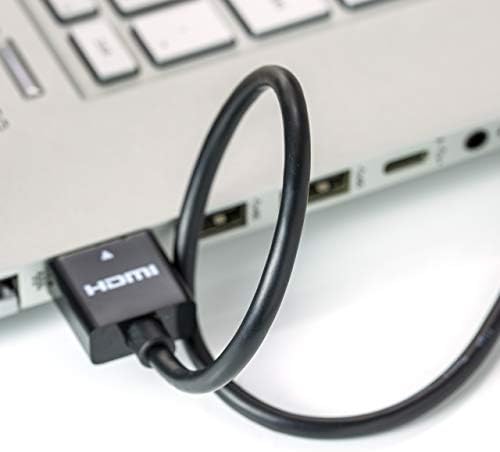 NTW Cabo Ultra Slim HDMI Premium de alta velocidade Premium de alta velocidade Cabo HDMI, 1080p, 4K HDR, 10,2 Gbps,