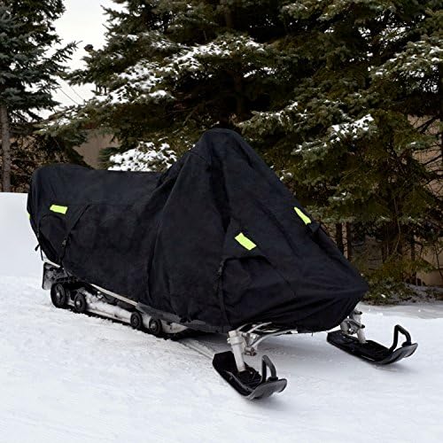 Capa de snowmobile de budge esportista, trailerável, se encaixa em 145