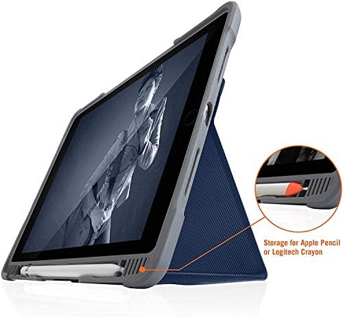 Stm Dux Plus Duo Case para Apple iPad Pro 9.7 5 e 6ª geração 2018 - Midnight Blue