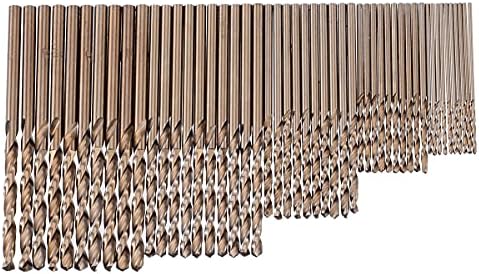 Mountain Men Twist Drill 50pcs/conjunto M35 Material Bits de perfuração de cobalto Conjunto 1/1.5/2/2,5/3mm Ferramenta de força