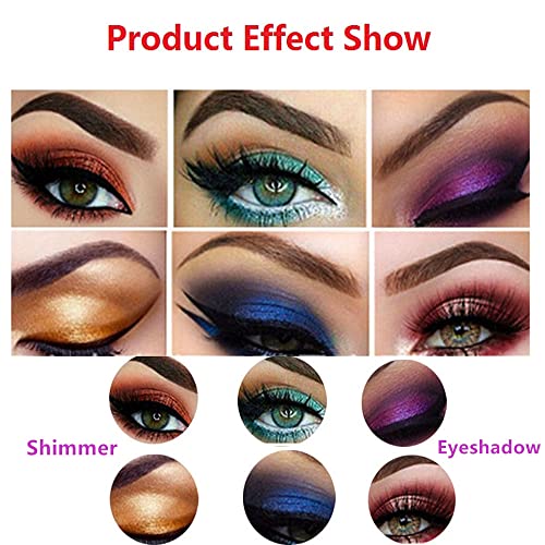 GO HO 2PCS SHIMMER SHIMERSHADOW STITS, Ultra Pigmented Makeup Eye Shadow Powder Long Eye Shadow Pen, 08 Blitter Pink & 029