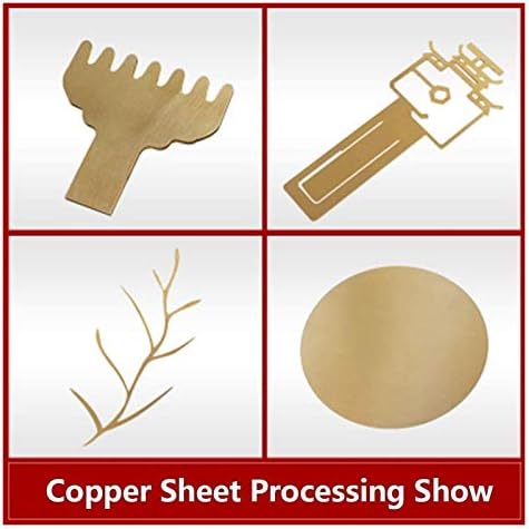 Nianxinn Capper Felf -Metal Brass Cu Metal Folha placa de papel alumínio amplamente usada em folhas de desenvolvimento de produtos para experimentos DIY