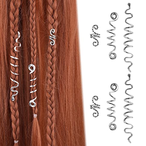 Wllhyf 6 peças Loc Snake Hair Braid Accessories