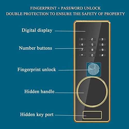 GLJ cofres 18 polegadas Caixa segura multifuncional, segurança de aço segura com teclado digital e bloqueio de impressão digital,