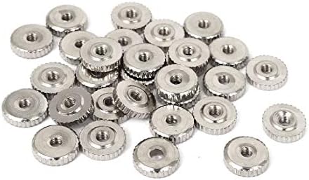 X-DREE 30 PCS M3X11MM AÇO PLATA PLATA CABELA DE ARIGADO NOTAS COLAR DIN 467 (30 PIEZAS DE ACERO M3X11MM CUBIERTA PLANA DE CAJA DE