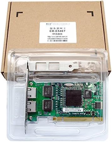 Jeirdus com chipset Intel 82546 Gigabit de porta dupla 8492mt PCI Server Network Card 1000m RJ45 Adaptador de desktop