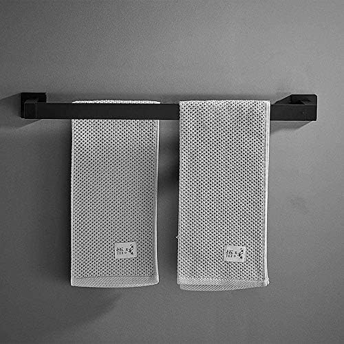 DMUniz Towel Rack Rack de toalha Matt Toalha dupla barra de parede Montada em aço inoxidável/40cm