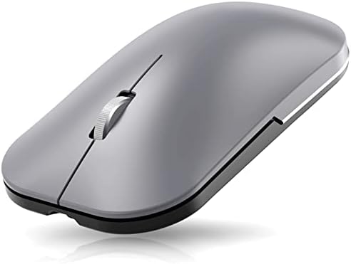 O mouse Bluetooth sem fio recarregável Yabboq para laptop/ipad/mac/macbook pro/air/chromebook/desktop/iphone, mouse