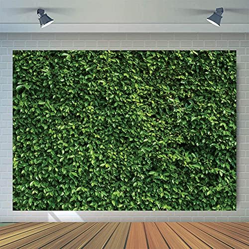 Wolada 15x10ft cenário verde veterano parede cenário verde folhas verdes pano de fundo verde cenário verde hera verde