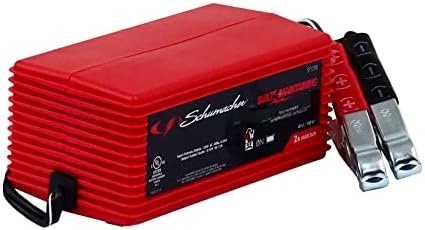 Schumacher carregador e mantenedor de bateria totalmente automáticos - 2 amp, 6v/12V - para baterias esportivas de carro,