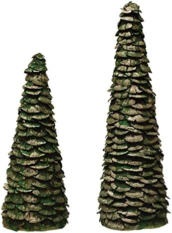 Pinecone natural cooperativo criativo, árvore decorativa verde