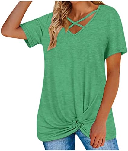 BLUSAS MANGA CORTA PARA MUJER CAMISETAS LISAS CUELLO REDONDO CAMISETA Moda Verano 2023 ROPA PLAYA HOLGADA PARA MUJER