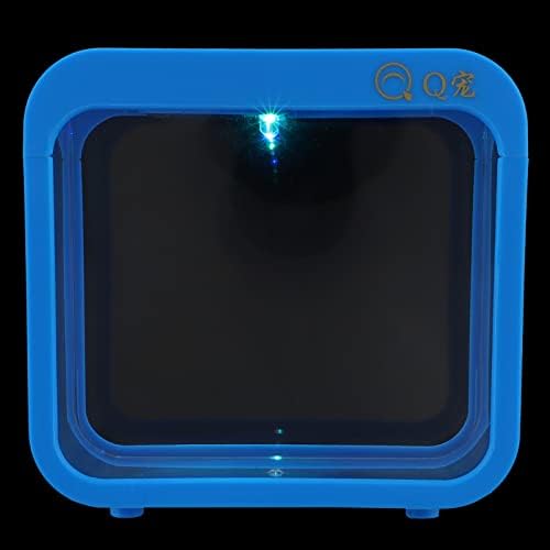 IPETBOOM 10 GALON TANK BETTA FISH TANQUE COM LUZ: CAIXA DE CRESCIMENTO DE PEIXO DE PEIXOS PLÁSTICOS Aquário pequeno transparente