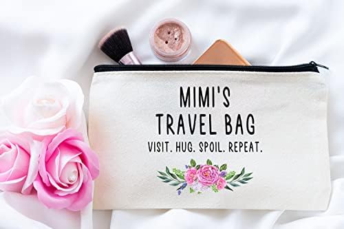 Mimi Travel Bag - Mimi Presente - Bolsa de Maquiagem da Vovó - Presente de Aniversário Mimi - Presente do Dia da Mãe - Bolsa Cosmética