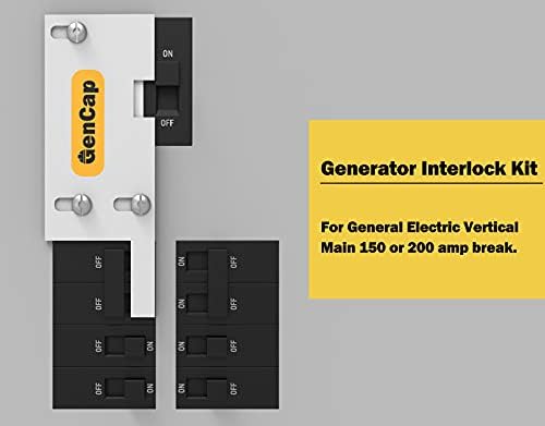 Kit de intertravamento do gerador de gencap compatível com os painéis GE vertical principal de 150 e 200 amp, para uso
