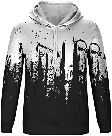 Mens Chame Print Graphics Capuzes de manga comprida Pullover de hip hop moda casual moletom solto tops para esporte e festa