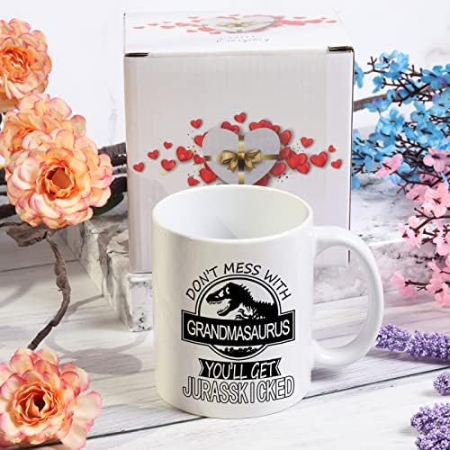 Não mexa com o avô, você terá caneca de café Jurasskicked Copo Copo da Copa da Caneca de Caneca do Caneca do Caneca