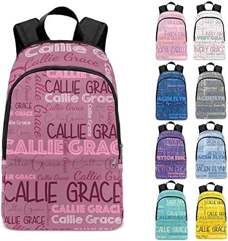 Mochila personalizada para crianças Casual Casual Unisex Sacos escolares com nomes LOPTOP LAPTOP LOPTOP SAG para adultos