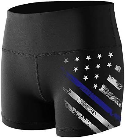 O2YO Flag Women American Premium Soft Compression Sports Sports para atléticos