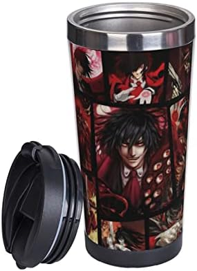 UOGEEP Anime Hellsing Double Isolle Coffee Cup portátil xícaras de aço inoxidável