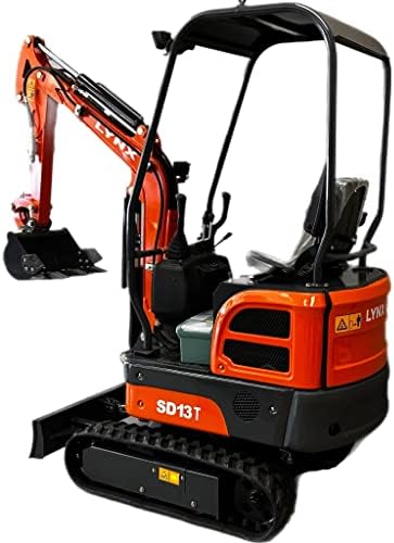 2023 Lynx SD13T Mini escavador mini escavador para obras de construção, fundações, sépticos, encanadores, paisagistas, jardins, trincheiras
