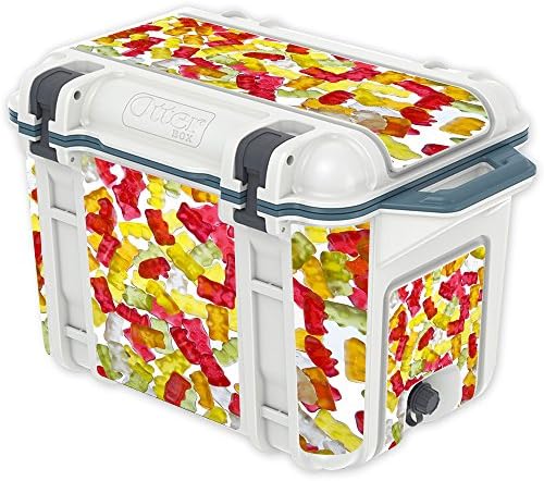 MightySkins Skin Compatível com otterbox Venture 45 QT Cooler - Ursos gomosos | Tampa protetora, durável e exclusiva do encomendamento