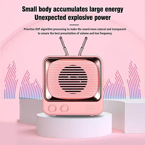 Alto-falante retro bluetooth wireless vintage pequeno alto-falante estéreo som-livre chamado para smartphone home ah4