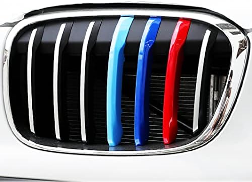 Exacto FIT /// M-Colored Grille Inserir acabamentos compatíveis com BMW -2019 X1 Acessórios para W/Grade Standard 7-Beams Kidney