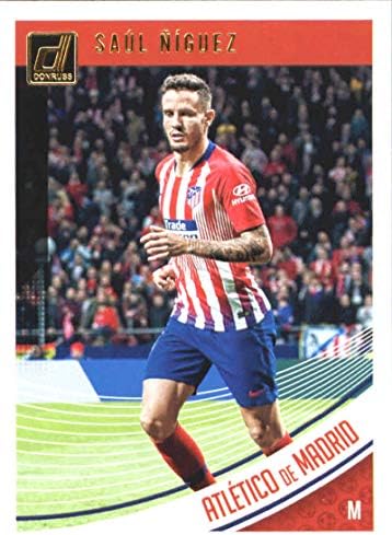 2018-19 Donruss 47 Saul Niguez Atlético de Madrid Card de Comércio de Futebol