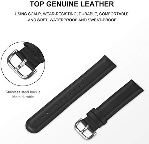 Compatível para 3plus vibe Plus Band, Lamshaw Soft Classic Genuine Genuine Substituição Straping WatchBand Compatível para 3plus