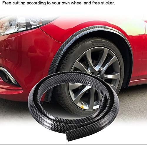 Fender explosões, fibra de carbono de carbono Flares Wheel Achathions Protect Protect Anti Scratch Pad Pad Car Caminhão Auto