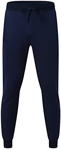 Cross Mens Mens Comfy Hip Hop Pants Rastrear calça de treino de cor de cor de traje sólido com calças de treinamento