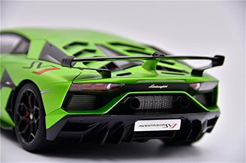 Veículos modelo de escala Apliqe para Lamborghini Aventador SVJ Die Cast Realistic Scale Car Collectible Modelo 1:18 Modelo Veículos