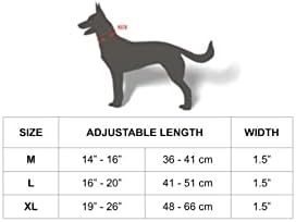 Colarinho de cachorro Mali -18 cores -colar de nylon de serviço pesado ajustável com fivela de metal de liberação rápida