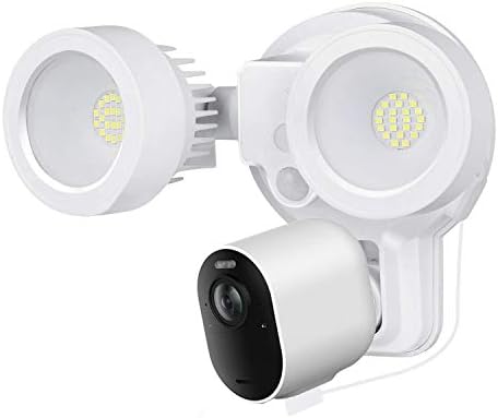 Pacote Wasserstein-Painel solar branco de 3 pacote Arlo e iluminação branca de 3 em 1, carregador e montagem compatível com Arlo