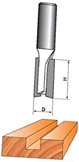 X-Dree 1/2 polegada Frea de broca de 5/8 polegadas DIA 2 FLUTAS STELECIMENTO CUMTAS DE ROUTOR DE ROUTOR DE 2PCS (haste de 1/2