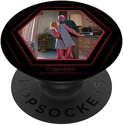 Marvel Wandavision Wanda and Vision 70S Popsockets PopGrip: Grip Swappable para telefones e tablets