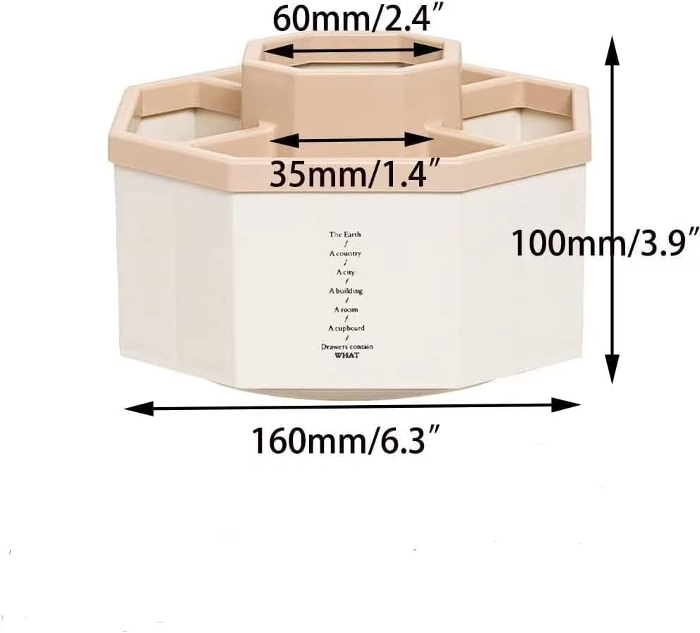 Organizador da mesa, suporte para caneta lápis de mesa, 5 compartimentos organizador estacionário de mesa, caixa de armazenamento de