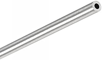 UXCELL 316 Tubo de aço inoxidável, 2 mm od 0,5 mm Espessura da parede de 250 mm de comprimento 4 pcs