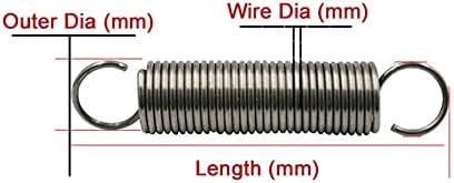 Ambayz Metal Tension Splacement 1PCS Diâmetro do fio de 1,6 mm de tensão de tensão de tração de 1,6 mm Diâmetro de Sphook Diâmetro