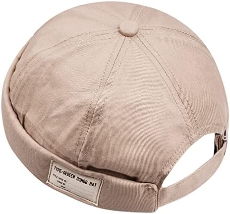 Croogo unissex-sem tampa de algodão de algodão sem zumbido Bonfra de algodão Rollled Harbor Hat Hat Summer Baseball Cap