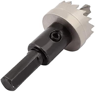 X-Dree 25mm de corte dia 6mm Twist Drill Bit Bit HSS Triângulo Frea Furro do orifício de ferro Cutter Cutter (25mm Cutting DiA 6mm