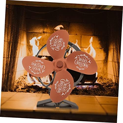 Holibanna 1 Set lareira Fan Blades Lareira a gás ao ar livre Fan ao ar livre Fan Outdoor fogão chaminé de escapamento de fã de