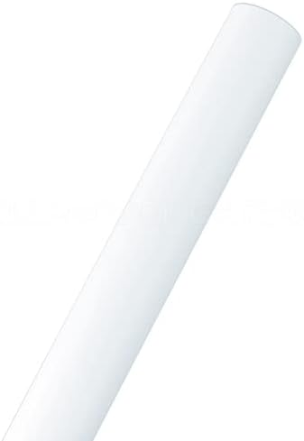 Lights CleverDelights Papel de embrulho branco fosco - Rolo de 30 x 50 pés - 125 pés quadrados - papel de embrulho de presente