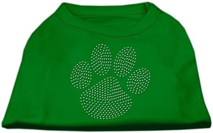 Camisa de cachorro de strass clear