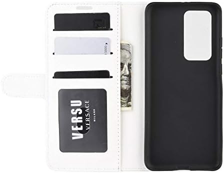 Sacos de celular para Huawei P40 Pro+/P40 Pro Plus R64 TEXTURA ÚNICA CASA DE PROTEÇÃO DE FLIP HORIZONTAL COM SLOTS E CARTO