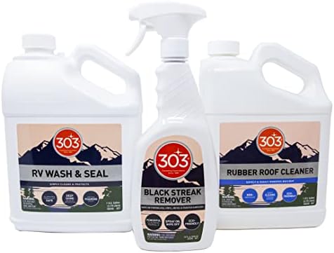 303 RV Care Kit - RV Wash & Seal, limpador de teto de borracha, removedor de faixas pretas